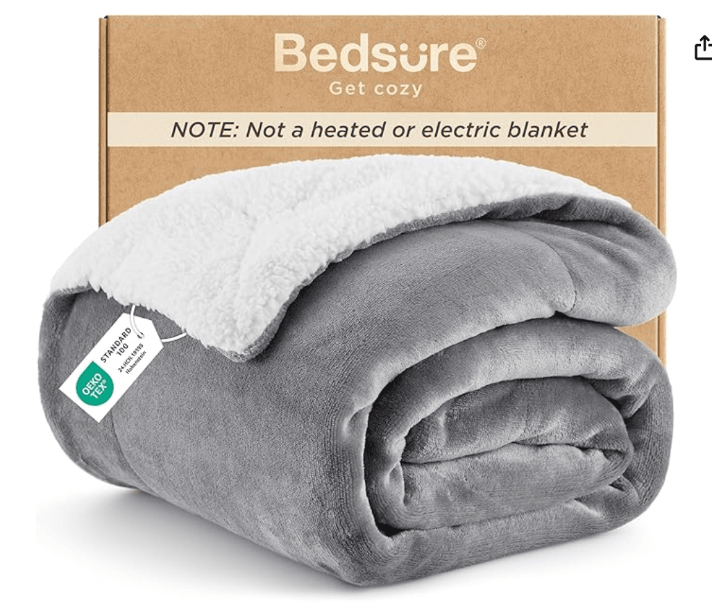 Bedsure Fleece Blanket Throw Size — 50x60 Inches
